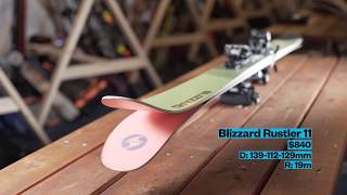 Blizzard Rustler 11  Best Skis  2019 POWDER Buyers Guide [upl. by Ellynad]