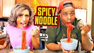 EXTREME SPICY RAMEN CHALLENGE [upl. by Werdn]