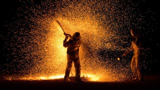 Molten Steel Exploding at 10000fps  The Slow Mo Guys [upl. by Bugbee]