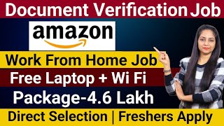 Amazon Recruitment 2024  Amazon Work From Home Jobs 2024 Jobs For Freshers  Online Jobs At Home [upl. by Eiclehc284]