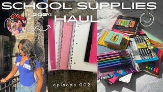 back to SCHOOL supplies shopping HAUL 2024  junior year [upl. by Moira484]