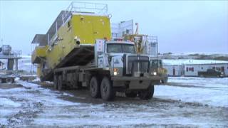 Eagle Drilling Service Rig 1  Rig Move Video [upl. by Ynhoj]