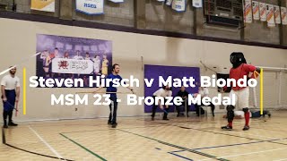 MSM 23 Bronze Medal v Matt Biondo [upl. by Fotina]