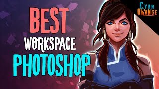 Photoshop BEST Workspace  How to Start in Digital Art  Tutorial  Part 2 [upl. by Arahset]