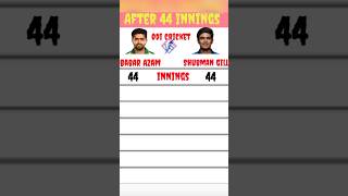 Babor azam vs shubman gill Comparison cricket [upl. by Len149]