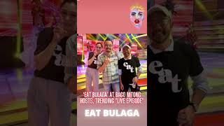 ‘Eat Bulaga’ at bago nitong hosts trending quotLive episodequot [upl. by Aleyak]