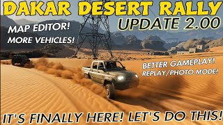 DAKAR DESERT RALLY  HUGE Fall 2023 Update 200 Its Finally Here Lets Do This [upl. by Eimmas278]