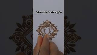 Mandala design 🌿✨kkanchanmehendi youtubeshorts tutorial hennadesign music song [upl. by Apollus]