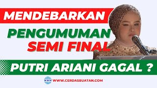 Mendebarkan  Pengumuman Semi Final AGT Putri Gagal Lolos [upl. by Bina]