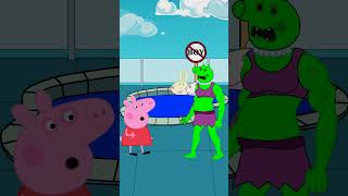 Peppa doesnt let boys in the poolanimation peppapig cartoon funny [upl. by Ahtelat]