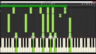 Hozier  Sedated Alex Thunder piano cover Synthesia Turco Alessandro [upl. by Fayette]