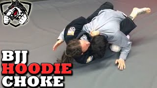 BJJ in a Street Fight Hoodie Choke [upl. by Kerwon]