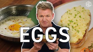 Gordon Ramsay Makes Scrambled and Fried Eggs  Cooking With Gordon  HexClad [upl. by Ennazus]