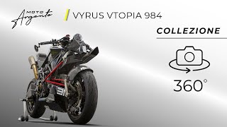 Vyrus 984 Vtopia 003  Moto da Collezione  Vista a 360°  Moto Argento [upl. by Yole881]