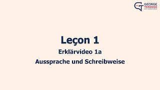 Aussprache und Schreibweise des Französischen [upl. by Araes]