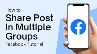 How to Share Post in ALL Facebook Groups At Once Quick amp Easy 2023 [upl. by Uwkuhceki]