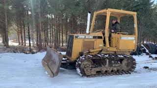 John Deere 450G Dozer [upl. by Leachim282]