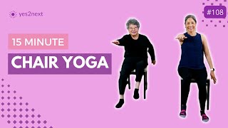 Chair Yoga for Seniors Beginners [upl. by Adnohsad922]