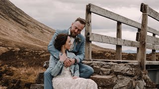 Vanessa amp Maycs Dream Elopement in Glencoe [upl. by Lyndon]