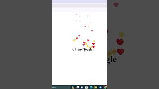 Pretty Toggle Hearts 💞coding cssanimation css prilist heartanimation webdevelopment [upl. by Lleroj]