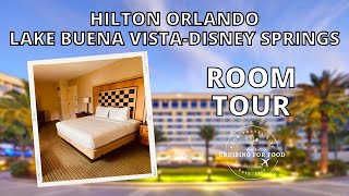 HILTON ORLANDO LAKE BUENA VISTA DISNEY SPRINGS AREA  ROOM TOUR  HOTEL REVIEW [upl. by Attem]