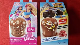 ASMR Mini Panettone di Cioccolato 🍫 al Latte 🥛 con Sorpresa Barbie 💃🏻 e Hot Wheels 🚗 🚓 🏎️ [upl. by Randy586]