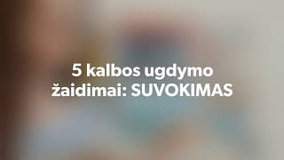 5 kalbos ugdymo žaidimai SUVOKIMO UGDYMAS [upl. by Bertie]