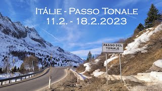 Itálie  Passo Tonale únor 2023 [upl. by Tal280]