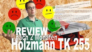 Holzmann TK255 Review TEST Erfahrungen Holzmann TK 255 Tischkreissäge für kleine Werkstatt deutsch [upl. by Kelwunn]