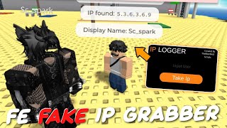 FAKE IPLOGGER TROLL SCRIPT FE SHOWCASE  ROBLOX [upl. by Farrow527]