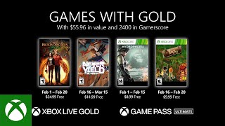 Xbox  February 2022 Games with Gold [upl. by Pierre]