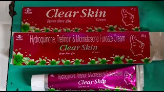 clear skin cream uses in hindi फेस पर होने वाली छैया डार्क स्पॉट मुंहासे के दाग के लिए clear skin [upl. by Gold]