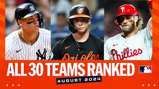 MLB Power Rankings  Week of August 12 2024 All 30 teams ranked [upl. by Siffre]