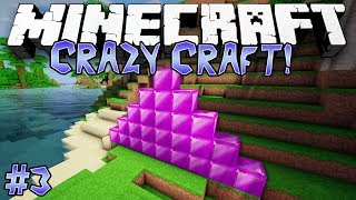 quotOVERPOWERED OREquot  CRAZY CRAFT MINECRAFT MODDED SURVIVAL  3 [upl. by Wina]