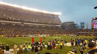 Terrible Towel Time  Pittsburgh Steelers Stadium December 17 2017 [upl. by Nylhsoj263]