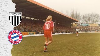 Vor 40 Jahren 1 FC Bocholt  FC Bayern München  DFBPokal [upl. by Aoht]