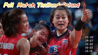 Full Match ไทยโปแลนด์ VNL 2022  Audience view [upl. by Anuala]