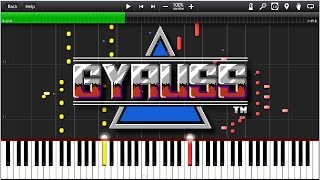 Gyruss NES  Main Theme【Synthesia Remake】 [upl. by Sorcim]