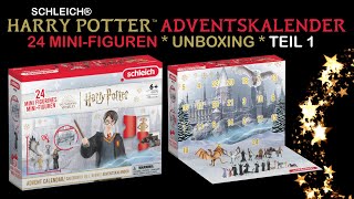 Schleich ® Harry Potter ™ MiniFiguren Adventskalender Serie 1  Wizarding World ™ Unboxing Teil 1 [upl. by Lyford]