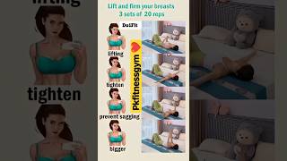 chest tightness exercise for girl chest workout women chest exerciseshorts breastexercise [upl. by Colvin89]