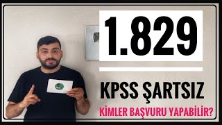 1829 İŞÇİ ALIMI  KPSS ŞARTSIZ KURA İLE ALIM MİLLİ SAVUNMA BAKANLIĞI İŞÇİ ALIMI KADRO DAĞILIMI [upl. by Enilhtak]