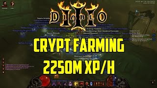 Diablo 3  Crypt Farming 2250 Million XPHour [upl. by Thorstein]