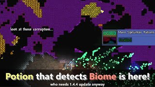 The Biome Sight Potion in Terraria ─ No thats a Spelunker Potion detecting Corruption [upl. by Treacy]