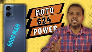 Battery King  Motorola Moto G24 Power 2024 Review In Malayalam moto hellosgt [upl. by Adlig]