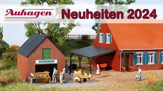 Auhagen Modellbahn Neuheiten 2024  Spur H0 und TT [upl. by Shanna]