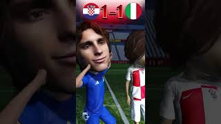 Italy vs Croatia highlights 😂⚽ ملخص ايطاليا وكرواتيا EURO2024 italia italy croatia shorts [upl. by Nyladnor]