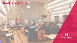 Konstituierende Sitzung Stadtrat Halberstadt  22072024 1700 Uhr [upl. by Atima]