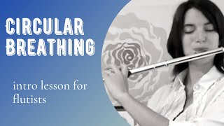 Circular Breathing Lesson for Flute with Melissa Keeling [upl. by Amej]