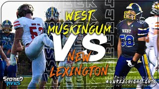 HIGH SCHOOL FOOTBALL  New Lexington vs West Muskingum  HIGHLIGHT [upl. by Otnas380]