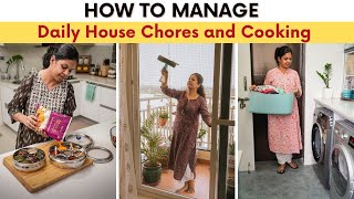 How to Manage Daily House Chores and Cooking  Tips for StressFree Homemaking [upl. by Ellmyer]